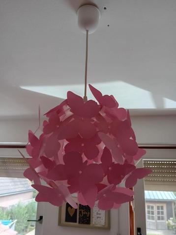 Kinderlamp vlinders rond roze beschikbaar voor biedingen