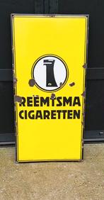 Groot emaille reclamebord Reemtsma Cigaretten., Ophalen, Reclamebord, Gebruikt, .
