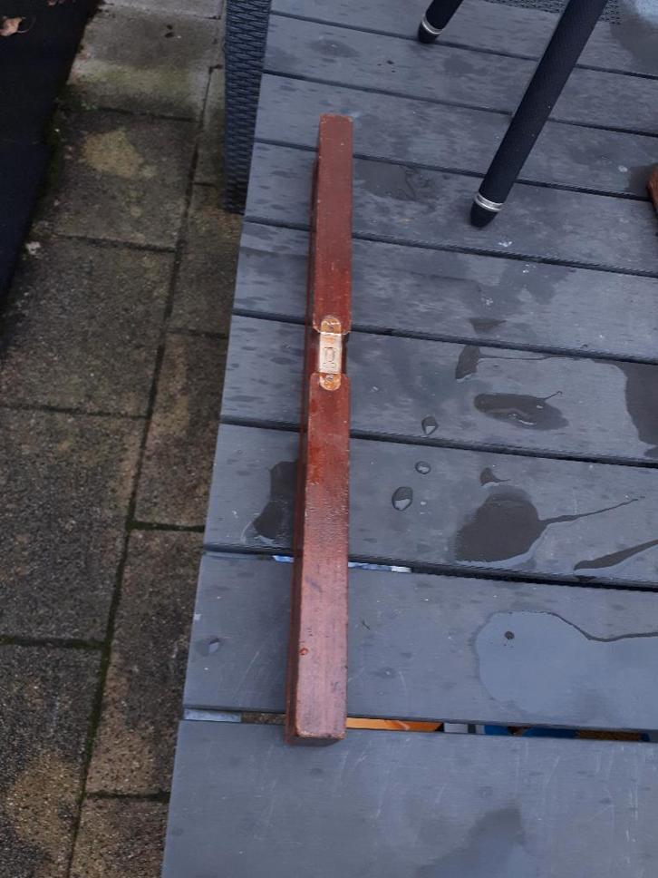 Vintage Stabila Teakhouten Waterpas in prima staat 10 euro, Doe-het-zelf en Verbouw, Meetapparatuur, Gebruikt, Toebehoren, Ophalen