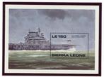 Sierra Leone- 1989- Blok = motief Schepen & Vliegtuig, Postzegels en Munten, Postzegels | Afrika, Ophalen of Verzenden, Overige landen