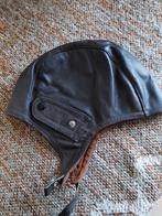 Vintage Leren Pilotenmuts / Solex - Meer dan 50 jaar oud, Antiek en Kunst, Ophalen, Dames, Onbekend