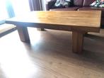 SALON TAFEL licht eiken, Huis en Inrichting, Tafels | Eettafels, Ophalen, 100 tot 150 cm, Eikenhout, 50 tot 100 cm
