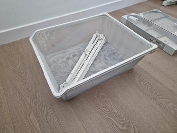 2 x Ikea pax komplement draadmand wit - afbeelding 1