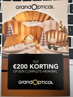 Cadeaukaart van grandOptical 200 euro tegoed!, Eén persoon, Cadeaubon