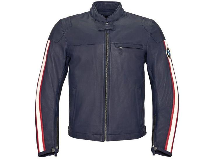 BMW Schwabing Motorjas Heren (blauw-rood) maat M, Motoren, Kleding | Motorkleding, Jas | leer, Heren, Nieuw met kaartje, Ophalen of Verzenden