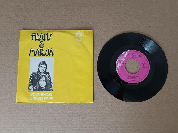 Single: Frans & Marja - Voor een dag (1974), Cd's en Dvd's, Vinyl Singles, Gebruikt, Nederlandstalig, 7 inch, Verzenden