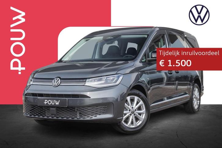Volkswagen Caddy Kombi Maxi 1.5 TSI 150pk Hybride Style | 17, Auto's, Volkswagen, Bedrijf, Te koop, Caddy Maxi, ABS, Achteruitrijcamera