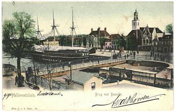 959985 Hellevoetsluis ZH 1903 Brug  Baantje Gelopen m zegel  beschikbaar voor biedingen