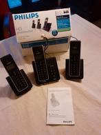 Nieuwe trio set PHILIPS telefoon + antw.app., Telecommunicatie, Vaste telefoons | Handsets en Draadloos, Ophalen of Verzenden