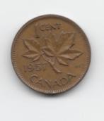Canada 1 cent 1957 KM# 49, Verzenden, Noord-Amerika, Losse munt