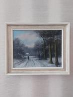 Prachtig schilderij winterlandschap, Ophalen of Verzenden