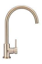 Meir (mastello) gouden keukenmengkraan met ronde uitloop, Doe-het-zelf en Verbouw, Sanitair, Ophalen of Verzenden, Zo goed als nieuw