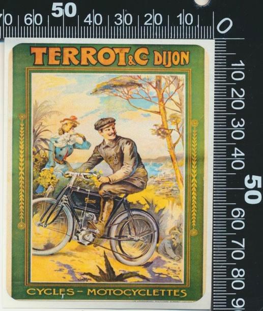 Sticker: Cycles Terrot (8), Verzamelen, Stickers, Zo goed als nieuw, Auto of Motor, Ophalen of Verzenden