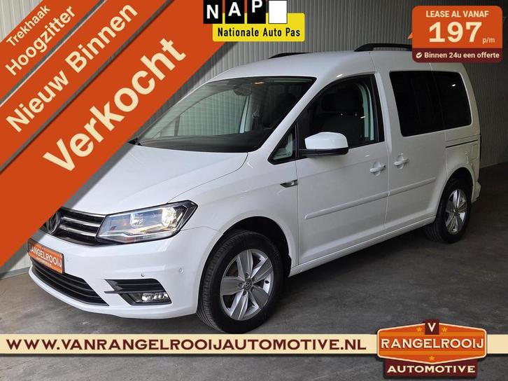 Volkswagen Caddy 1.4 TSI 5p, trekh, clima, stoel + voorruitv, Auto's, Volkswagen, Bedrijf, Te koop, Caddy Maxi, ABS, Airbags, Airconditioning