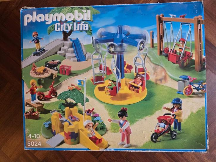 Playmobil City Life Speeltuin 5024, Kinderen en Baby's, Speelgoed | Playmobil, Gebruikt, Ophalen