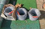 Partij drie rollen prikkeldraad, Tuin en Terras, Gaas en Draad, Ophalen, Zo goed als nieuw, 20 meter of meer, Prikkeldraad