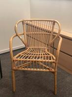 Mooie bamboe stoel, Huis en Inrichting, Stoelen, Ophalen, Gebruikt, Bruin, Riet of Rotan