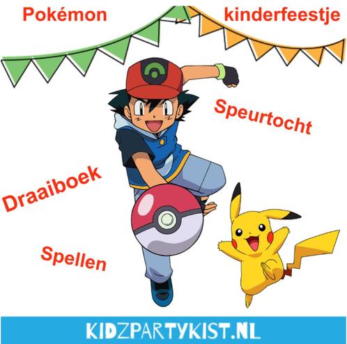 Pokémon kinderfeestje draaiboek en speurtocht, Kinderen en Baby's, Overige Kinderen en Baby's, Nieuw, Ophalen