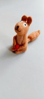wolvilten eekhoorn 16 x 20 x 3 cm zgan handgemaakt, Ophalen of Verzenden, Zo goed als nieuw, Ontdekken