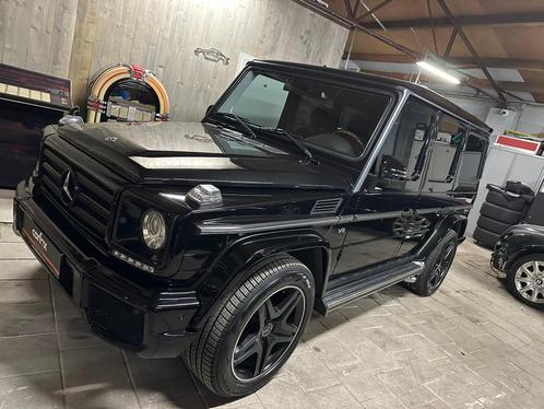 Mercedes  G500 - Zwart - Zwart leer - AMG Pakket, Auto's, Mercedes-Benz, Particulier, G-Klasse, 4x4, ABS, Airbags, Airconditioning