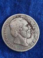1 Gulden 1865, Postzegels en Munten, Munten | Nederland, 1 gulden, Koning Willem III, Zilver, Ophalen of Verzenden