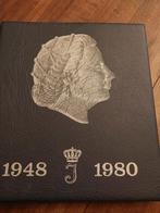 Muntenalbum Koningin Juliana 1948-1980, Ophalen of Verzenden, Nederland, Munten