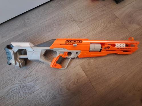 NERF AccuStrike AlphaHawk, Kinderen en Baby's, Speelgoed | Buiten | Actiespeelgoed, Zo goed als nieuw, Ophalen
