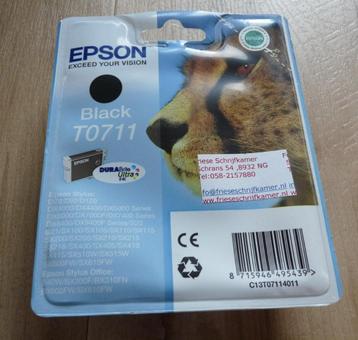 Epson zwart T0711 origineel patroon