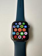 Apple Watch Series 7 GPS + Cellular roestvrij staal 45 mm, Sieraden, Tassen en Uiterlijk, Smartwatches, Hartslag, Gebruikt, Apple