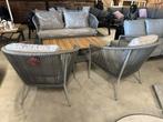 Aluminium & Rope Prachtige Luxe Loungeset –Reims, 5 zitplaatsen, Info@eurofar.nl, Ophalen of Verzenden, Loungeset