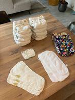 Wasbare luiers set: 10 x Hu-da bamboe en toebehoren, Kinderen en Baby's, Ophalen, Gebruikt