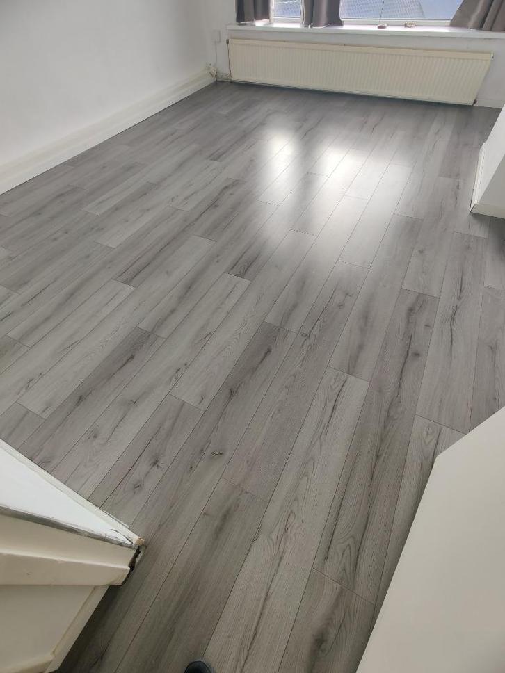 Laminaat vloer, Doe-het-zelf en Verbouw, Vloerdelen en Plavuizen, Gebruikt, Laminaat, Hout, 50 tot 150 cm, 10 tot 30 cm, 10 m² of meer