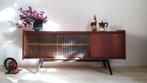 leuke retro teakhout dressoir vintage deens jaren 60, Huis en Inrichting, Gebruikt, 100 tot 150 cm, Ophalen of Verzenden, 25 tot 50 cm