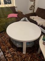 Witte ronde salontafel gratis, Huis en Inrichting, Tafels | Salontafels, Ophalen, 50 tot 100 cm, Minder dan 50 cm