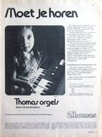 6 vintage advertenties muziekinstrumenten 1957-1971 muziek, Ophalen of Verzenden, Gebruikt