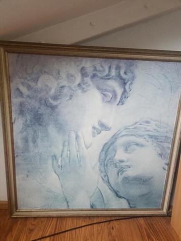Antiek Schilderij - Klassieke Figuren beschikbaar voor biedingen