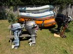 Partij Boten + Motoren + Trailer, 3 Sets, Ophalen, Aluminium, Gebruikt, Tohotasu