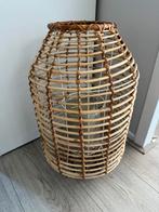 Rotan lantaarn groot, Huis en Inrichting, Woonaccessoires | Kandelaars en Kaarsen, Ophalen, Hout, 50 tot 75 cm