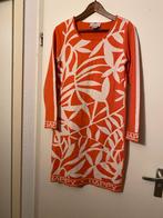 Amy Vermont Jurk Oranje/Wit Maat 38/40, Kleding | Dames, Maat 38/40 (M), Verzenden, Oranje, Zo goed als nieuw
