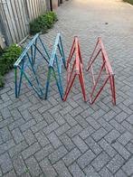 Klapschragen (2 blauw, 2 rood), Doe-het-zelf en Verbouw, Steigers, Ophalen of Verzenden, Gebruikt, Overige typen, Minder dan 2 meter