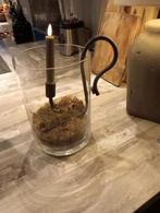 Groot glazen windlicht Hoffz/Aura peeperkorn, Ophalen of Verzenden, Zo goed als nieuw