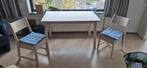 Norraker (ikea) tafel met 2 bijpassende stoelen, Tuin en Terras, Tuinsets en Loungesets, Ophalen, Hout, 2 zitplaatsen