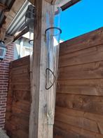 2 Glazen vazen 100cm voor aan de wand onder terasoverkapping, Ophalen, Gebruikt