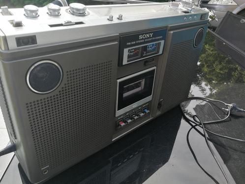 Ghettoblaster Sony CF 570 L uit 1974, Audio, Tv en Foto, Radio's, Gebruikt, Radio, Ophalen of Verzenden