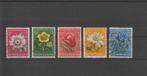 Nederland 1952, NVPH 583 t/m 587, Gestempeld., Verzenden, Na 1940, Gestempeld