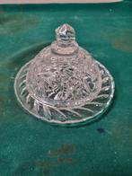 botervloot kristal glas vintage, Antiek en Kunst, Ophalen of Verzenden