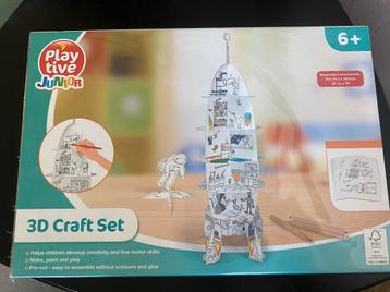 3D Knutselset Raket - Nieuw! beschikbaar voor biedingen