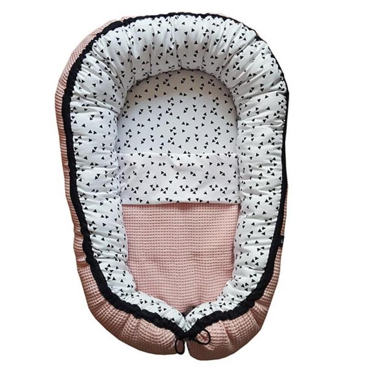 Babynestje Triangel Lichtroze met Deken ANNIdesign, Kinderen en Baby's, Babywiegjes en Ledikanten, Nieuw, Overige typen, Ophalen of Verzenden
