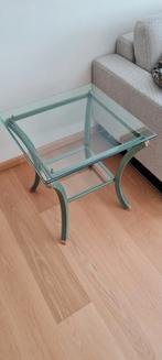 2 Vintage Pierre Vandel Bijzettafels, 1970, Ophalen, Gebruikt, 50 tot 100 cm, 50 tot 75 cm