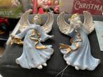 2 mooie oude porseleinen engeltjes wand engeltjes, Antiek en Kunst, Antiek | Porselein, Ophalen of Verzenden